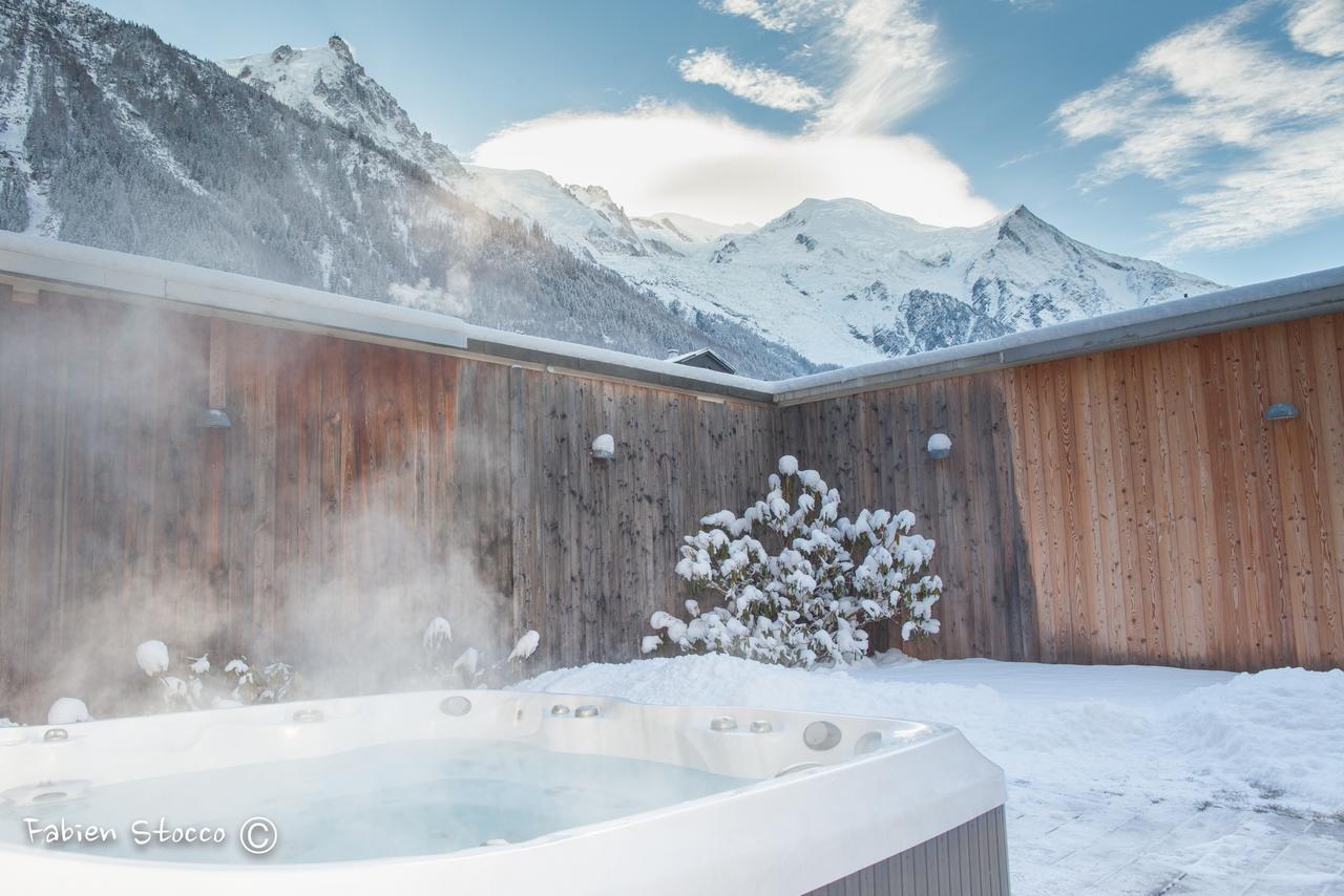 Apartment Au Bon Coin - Luxury Chamonix Hidden Haven, Mont Blanc View, Hot Tub And Garden Zewnętrze zdjęcie
